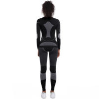 SSITO Conjunto de Mallas de gimnasio de Seco rápido, ropa de Esquí de DOT sin Costura para el invierno, ropa y pantalones de Seco rápido para correr, deporte y ciclismo - details 9