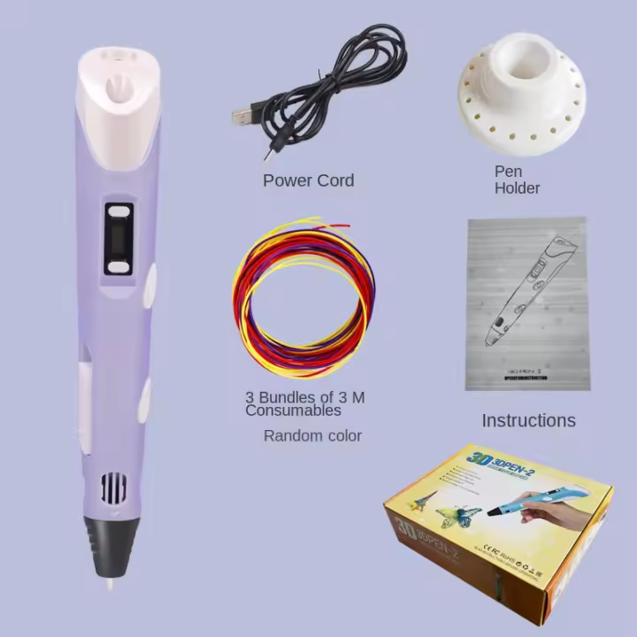 【Lápiz de impresión 3D para niños】Seguro y no tóxico · Fácil para principios · Pintura 3D juguetes Educativos | Creative Gift de Educación para 6-12 años · ABS material repetuoso with medium Environment · Antiquemadurasintelent tatmostat. - 1