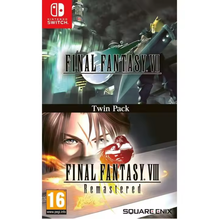 Final Fantasy Vii + Final Fantasy Viii Remastered (Twin Pack) Juego para Consola Nintendo Switch [PAL ESPAÑA] - 1