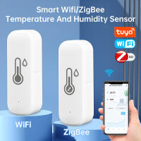 Sensor De Temperatura Y Humedad Inteligente Tuya Zigbee/Wifi Batería Poderada Termostato APP Seguridad Inteligente Compatible Con Google Home - details 0