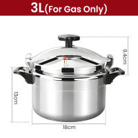 Pressure Cooker 3/7L, aluminum alloy, mutiFunctions Pressure Cooker, With handle，Silver，Suitable for gas - details 5