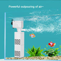 Bomba De Agua Para Acuario 3 En 1 Silenciosa Aerator De Oxígeno Submersible Cambiador De Agua Y Generador De Ondas 220v Para Tanque De Peces - details 4