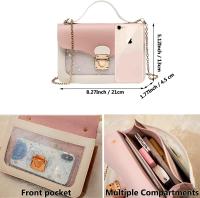 Bolso Pequeño para Niños Mujer Bandolera de Hombro Pequeño Lindo Nuevo Modelo Bandolera de Mano Cadena Cruzado Crossbody Bag - details 3