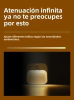 Lámpara Nocturna LED Con Sensor De Movimiento Recargable 1-4 Pack Adhesiva Y Magnética Para Dormitorio Escaleras Armario Cocina - details 6