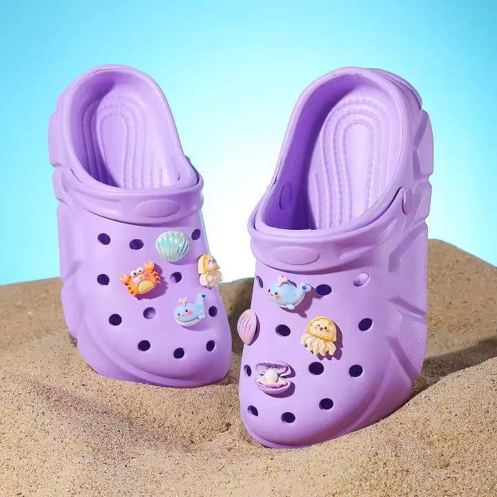 Clogs De Jardín Lindos Para Niñas Sandalias Ligeras De Verano Para Exteriores Zapatillas De Playa Para Niños - 1