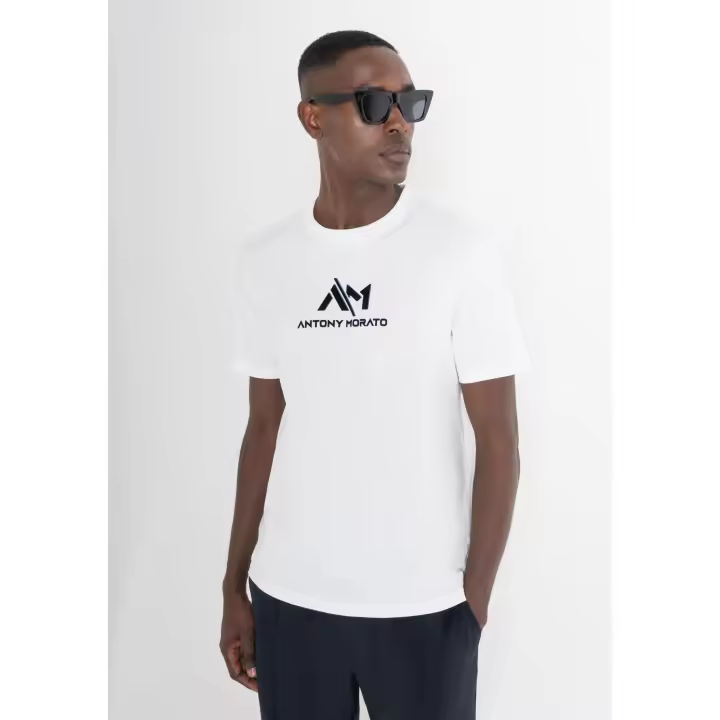 CAMISETA ANTONY MORATO REGULAR FIT IN JERSEY  BLANCA - 1