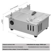 Taladro De Mesa Eléctrico Multifuncional 96W Con 7 Velocidades Ajustables Para Trabajos De Carpintería Máquina De Corte DIY Para El Hogar - details 0