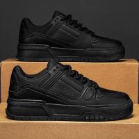 Zapatos De Deporte Para Hombre En Blanco Versátiles Y Moda Zapatillas Casuales Con Suela Gruesa Transpirables Ligeros Para Correr Y Tenis - details 14