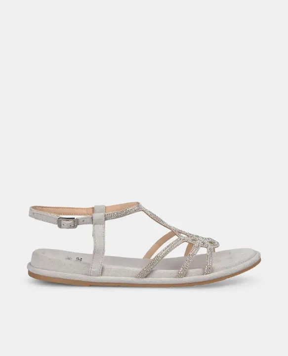 Alma Blue V25BLD164 Sandalias planas para mujer gris en sintético 54710 - 1