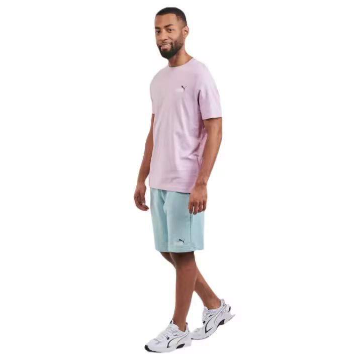 Camiseta Puma Essentials+ 2 Small Logo Rosa T Shirt 674470-60 - 1