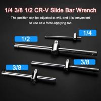 Extensión De Destornillador Sliding T Bar Para Reparación Automotriz 1 Pieza Compatible Con 1/4" 3/8" 1/2" Longitud Ajustable Herramienta Esencial Para El Hogar - details 13