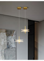 Lámpara Colgante LED De Lustre Para Iluminación Interior Estilo Nórdico Para Comedor Sala De Estar Escaleras Decoración De Hogar - details 20