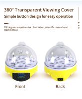 Incubador De Huevos Pequeño Para El Hogar Capacidad De 7 Huevos Automático Control De Temperatura Inteligente Para Pollos Pato Tortuga Y Pájaros - details 1