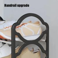 Estante Multi-Nivel Para Zapatos 4 Capas Portátil Anti-Polvo Organizador De Armario Para Dormitorio Y Puerta Armario De Zapatos - details 3