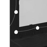 Armario Espejo LED vidaXL en Roble Negro - 90x31.5x62 cm - details 5