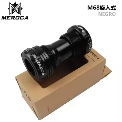 Juego De Eje Inferior De Bicicleta MEROCA 24mm through Axis BSA BB68/73mm Aleación De Aluminio Acero De Precisión Para Bicicleta De Montaña Y Carretera - 1