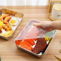 Caja De Almacenamiento De Alimentos Para Nevera Con Tapa De Plástico Acero Inoxidable Y Plástico Para Mariscos Frutas Verduras Caja De Picnic Moderna - details 21