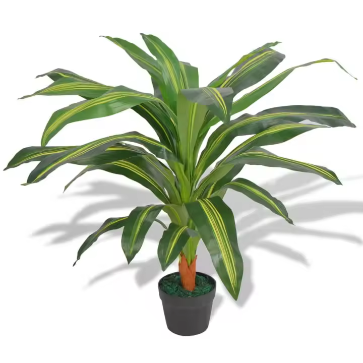 Planta de Drácena Artificial con Maceta 90 cm Verde - 1