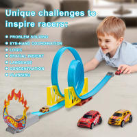 Juguete De Carreras Estelares Para Niños Kit De Ferrocarril DIY Educativo Interactivo Regalo De Cumpleaños O Navidad Para Niño - details 4