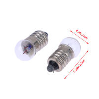 10Pcs Bombillas Pequeñas Para Experimentos Estudiantiles Lámpara De Cannon De Luz Redonda 1.5V 2.5V 3.8V Para Fiesta - details 16