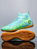 Zapatos De Fútbol Para Hombres IC Interior Altos Resistentes Al Desgaste Antideslizantes Talla True Fit Material Superior PU - details 3