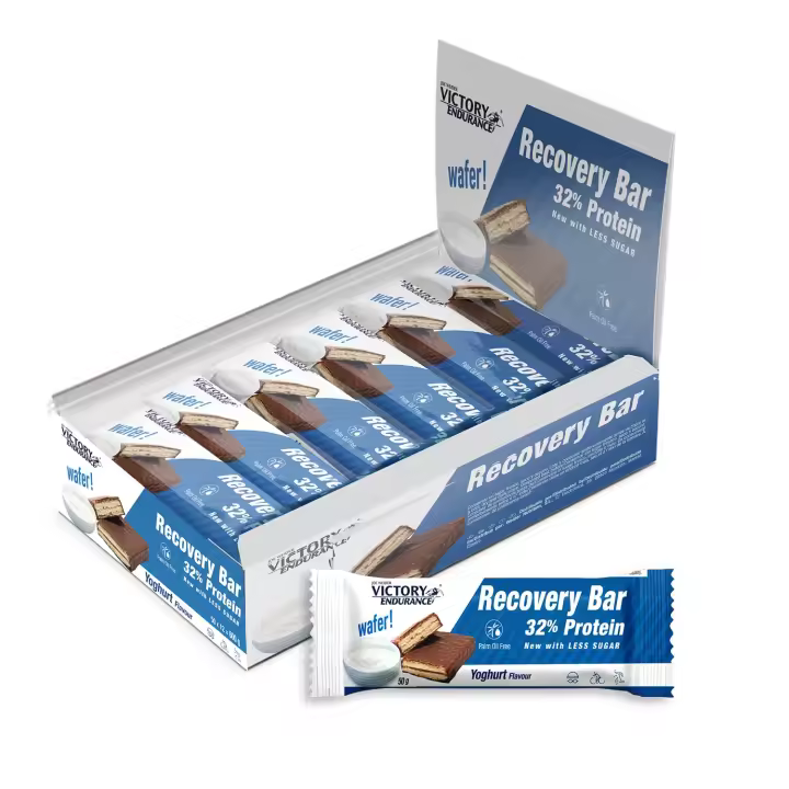 Joe Weider - Victory Endurance - Recovery Bar 32% Protein - 12 x 50 grs - Yoghurt - 1