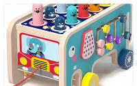 Juguete De Madera Montessori Para Bebés Y Niños Juego Divertido De Adivina Quién Sale Con Elefante Para Desarrollar Habilidades Motoras Y Cognitivas - details 9