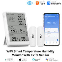 Kit De Termohigrómetro Inteligente Tuya WiFi Con Alerta De App Y 433MHz Sensor De Temperatura Y Humedad Para Gateway Wi-Fi 2.4GHz Y 433MHz - details 0