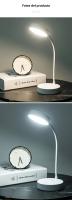 Lámpara De Escritorio LED Táctil Recargable USB Con 3 Niveles De Iluminación Protección Ocular Plegable Para Dormitorio Luz Nocturna Para Mesa - details 10
