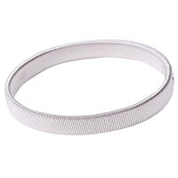 Pulsera Punk Unisex Elasticidad Metálica Pulsera De Hoop De Acero Inoxidable Anillo De Malla Para Hombres Y Mujeres Perímetro 26cm - details 4