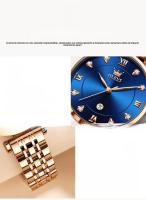 Reloj De Pulsera De Mujer OLEVS 5866 Con Incrustaciones De Diamante Y Calendario Resistente Al Agua De Acero Inoxidable Estilo Versátil Y Elegante - details 9