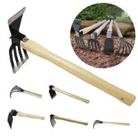 Pala De Jardín Con 5 Garrajas Herramienta De Adecuación Para Riego Y Cultivo En Jardín Adecuado Para Rascar Y Plantar - details 12