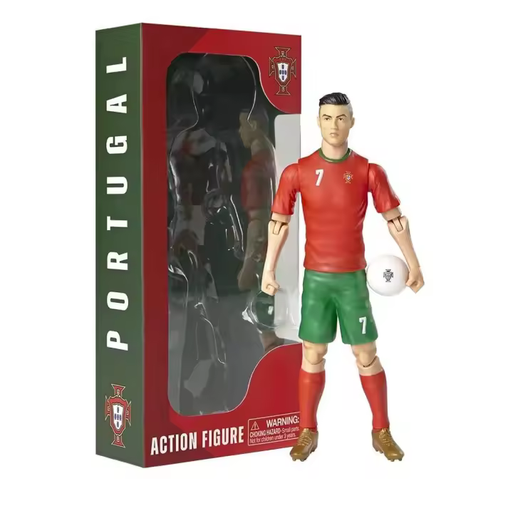 Figura Coleccionable de Cristiano Ronaldo Portugal de 20 cm - 1