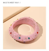 Pulsera De Cuff Retro Clásica Para Mujer Joyería De Moda Con Cristales Y Geometría Irregular Pulsera De Charms Para Damas Tendencia Nueva - details 6