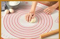 Manta De Silicona Antideslizante Para Hornear Sin Grasa Con Escala Graduada Para Amasar Pizza Y Cocinar En Parrilla Utensilios De Cocina - details 4