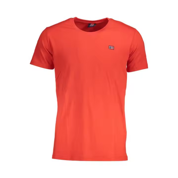 NORWAY CAMISETA MANGA CORTA DE ALGODON  ROJO MEN - 1