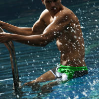 Shorts De Baño Para Hombres Con Bolsillo Traje Deportivo Sexy Moda De Verano Bikini De Natación Trunks De Playa De Alta Calidad - details 12