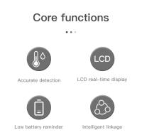 ZEXEF Termómetro Inteligente ZigBee Tuya Para Interior Con Sensor De Temperatura Y Humedad Y Pantalla LCD Control Por APP Y Voz Alexa Google Home - details 1