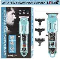 Cortapelos Profesional LoLek Modelo T9  Máquina de Cortar Pelo y Barba con Cuchillas de Acero Inoxidable  Kit Completo con Accesorios para Estilo Preciso y Cómodo  Pantalla LED y Carga USB - details 1