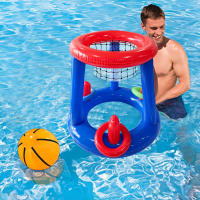 Juego De Bola De Water Polo Con Anillo De Baloncesto Inflable Para Adultos Juguete De Agua Para Fiestas Y Reuniones En La Piscina - details 5