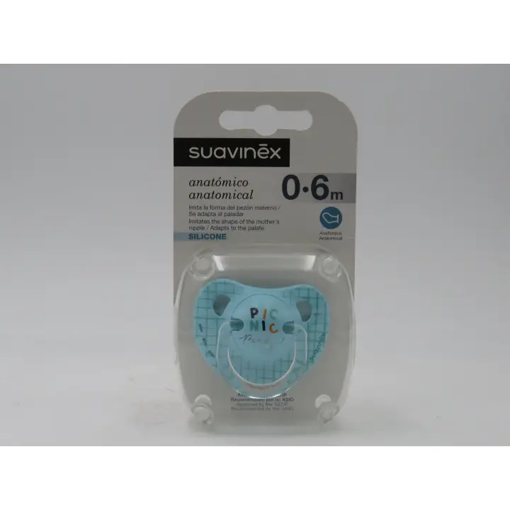 SUAVINEX - CHUPETE ANATÓMICO DE SILICONA DE 0.6m - 1
