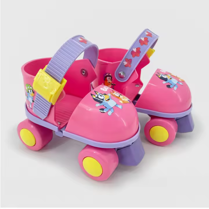 Patines Infantiles mini Roller de 4 ruedas tallas 24-29, con diseños exclusivos de Bluey Pink (4726) Patines de aprendizaje. Tallas ajustables. Calidad al mejor precio. De acuerdo a la normativa CE. +3 años - 1