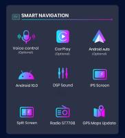 Junsun-Radio Multimedia con GPS para coche, Radio con reproductor, Android 10,0, DSP, 2G + 32G, DAB, 2 DIN, DVD, Carplay, para Toyota Auris 2008-2012 - details 1