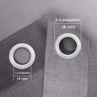 Cortinas De Tulle Gradient Para Sala De Estar Y Dormitorio Organza Voile Tratamiento De Ventana Panel De Cortinas 1.32x1.6m Doble Capa Sin Aislamiento Térmico - details 21