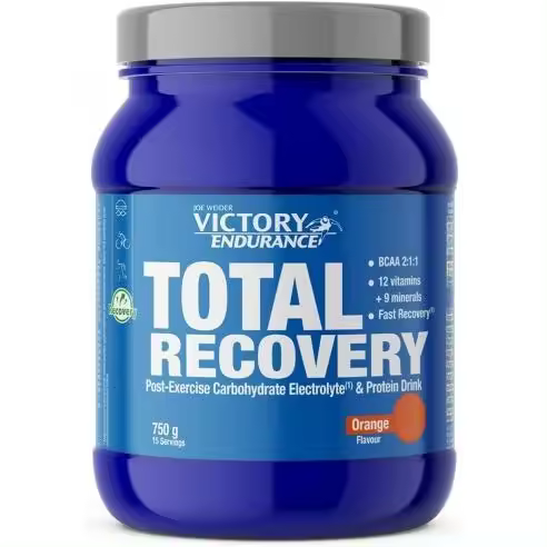 TOTAL RECOVERY (750G) NARANJA - Victory Endurance + 1x15 salt effervecent / Recuperación óptima / orange - 1