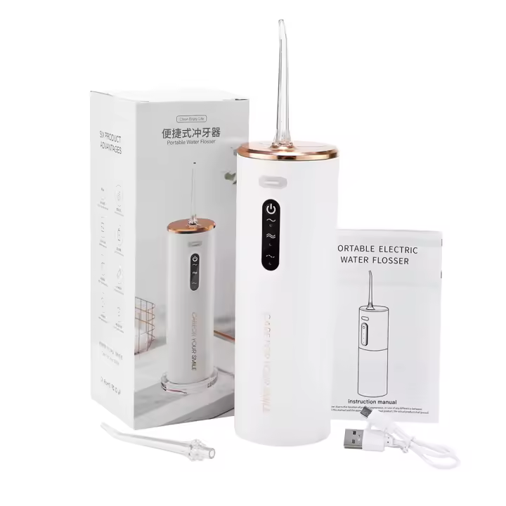 Irrigador Dental portátil con chorro de agua, boquillas potentes para limpieza Dental, recargable, resistente al agua IPX6, escalador, cuidado bucal - 1