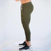 Pantalones De Correr Para Hombre Fitness Entrenamiento Deportivo Tejido De Poliéster Y Algodón Estilo Magro Ajustado Para Gimnasio Y Running - details 14