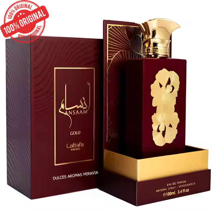 Ansaam Gold de Lattafa Pride Perfume árabe Mujer Lujo Exclusivo Original - 100ml - 1
