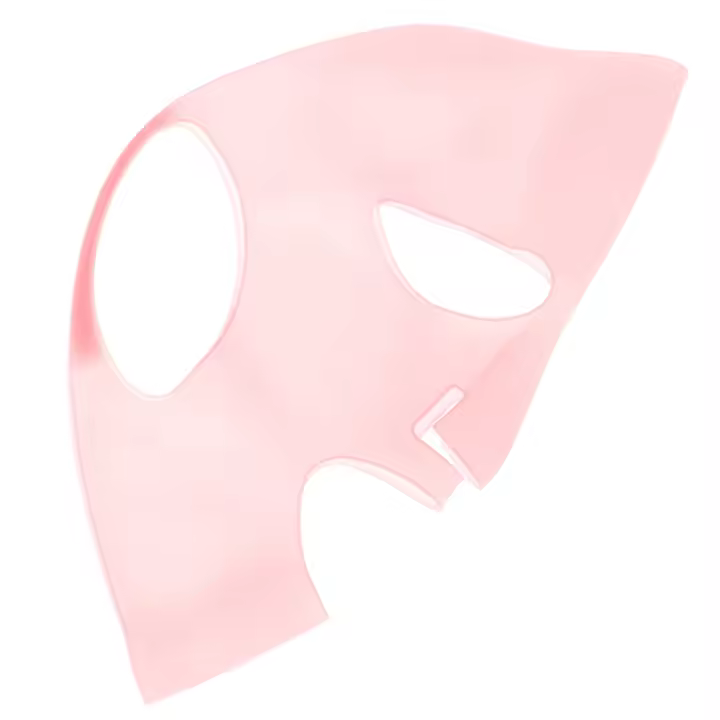 Máscara Facial De Silicona Reutilizable Para Mujer Herramienta De Cuidado De La Piel Gel De Máscara Facial Colgante - 1