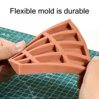 Molde De Silicona Miniatura Roja Para Bloques De Construcción Material De Modelado Casero Moldes De Ladrillos Para Hogar - details 3
